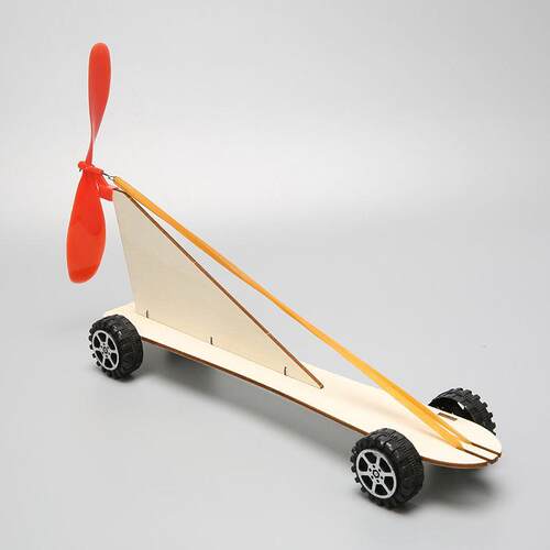 Rubber Band Power Car DIY Science Experiment Kits Fun