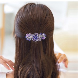 New Korean version of the crystal flower spring hairpin shin