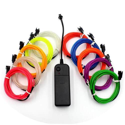 10M Neon EL wire Light Dance Party Decor Light  LED