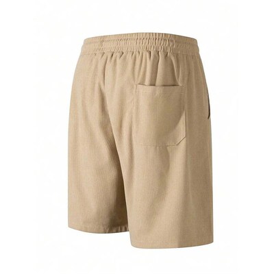 Summer Men Corduroy Sweatpants Casual Shorts Mens Beach Sho