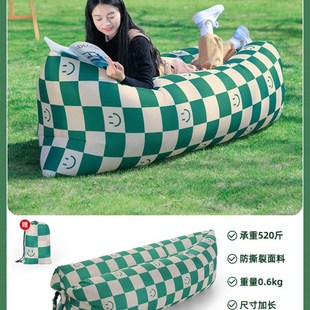 Outdoor inflatable sofa air mattress portable camping suppli