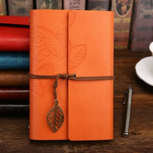 Leather Notebook Retro Book Notepad Note Stationery Diary