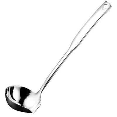 Kitchen Soup Ladle 304 Stainless Steel Punch Luminous
