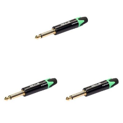 DIY Soldering Plug Adapter 6.35mm Mono Male Plug Audio