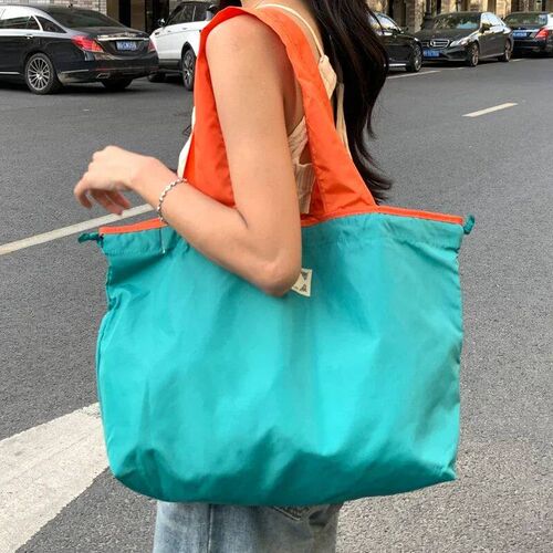 Reusable Shopping Bags for Women Grocery Tote Bag Foldable O