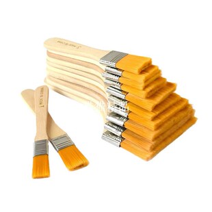 wooden acrylic oil brush paint painting 12pcs