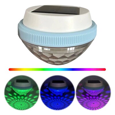 Solar Floating Pool Light Rechargeable Led Lamp With Panel O
