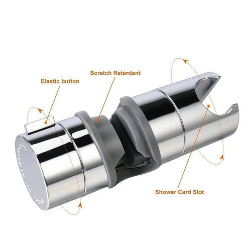 Universal Shower Head Holder Shower Rail Holder Bathroom Acc