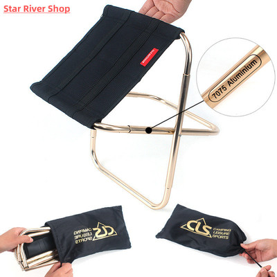 Outdoor Camping Portable Folding Chair Aluminum Foldable Fis