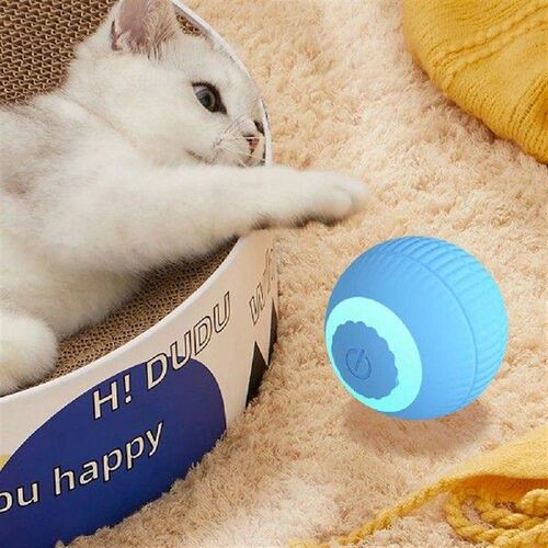 Smart Interactive Cat Toy USB Rechargeable Self Rotating