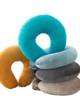 U Shaped Memory Foam Neck Pillows Soft Travel Pillow Massage