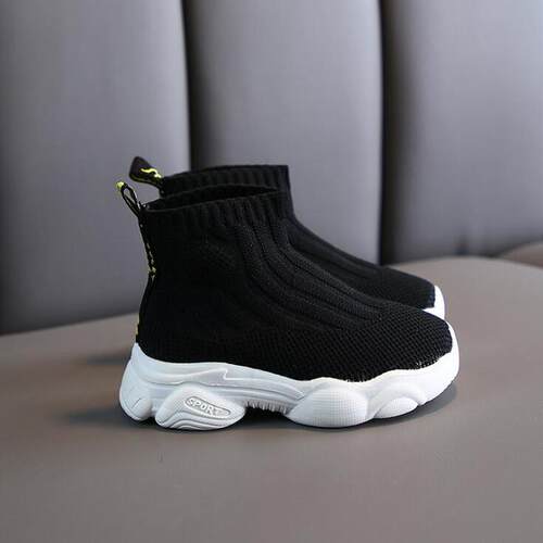 Black/beige Toddler Short Boots Baby Boys Girls Mesh Solid A