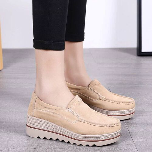 2024 Spring Women Flats Shoes Woman Platform Slip On Flats S