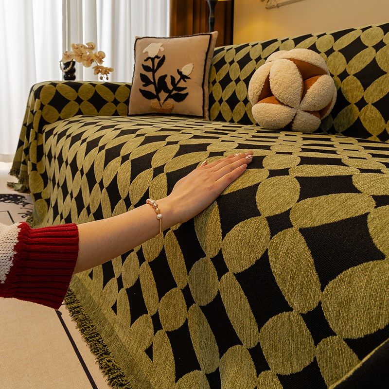 20新款皮沙发全盖沙发巾高级感雪尼尔固定防猫抓盖布坐垫子罩,居家布艺,沙发垫,淘宝优惠券,粉丝福利购,淘宝优惠卷