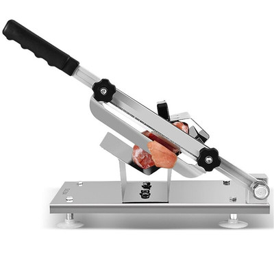 30不锈钢羊肉切片机家用手动小型刨肉机 切肥牛卷冻肉切片机加厚