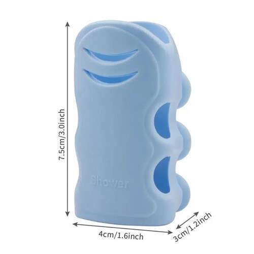 1pc Movable Shower Head Holder with Suction Cup Reusable Sil