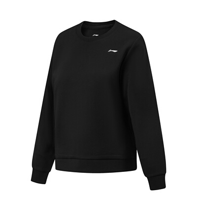 李宁（LI-NING）劲浪体育女子舒适保暖针织无帽针织上衣AWDW074-1