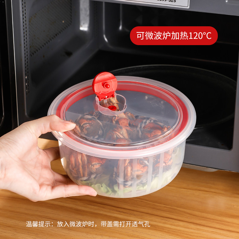 加厚保鲜盒食品级冰箱专用密封盒水果便当盒可微波炉加热塑料盒子图片