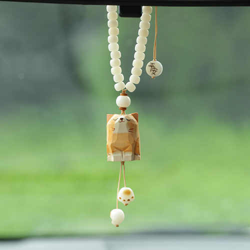 可爱个性猫咪猫爪汽车挂件后视镜挂饰车载里内男女款式饰品吊坠
