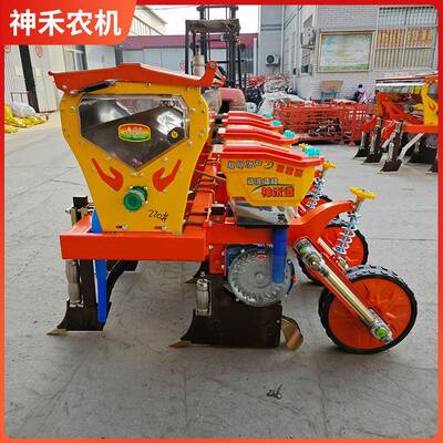 玉米行播4种机四轮车带动平播施肥精INZ播机神免梗禾诚招经销商