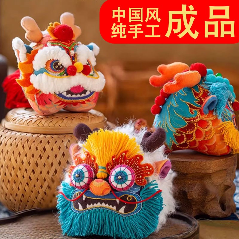 成品龙香囊刺绣手工布艺玩偶国潮风平安符挂件车挂包挂送朋友
