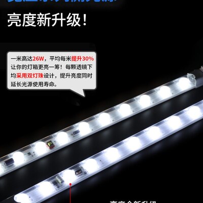 Yhc-07Bx宽电压直接110V通用Led灯条灯箱高亮度侧光源灯条