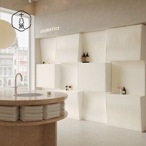 十八纸屏风隔断置物背景墙办公室酒店活动移动可折叠移动展会商用