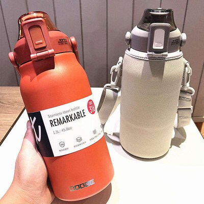 Tumbler Thermo Bottle Large Capacity With Straw Stainless St