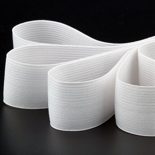 Width 15mm-60mm White Black Wide Elastic Band Flat Spandex B