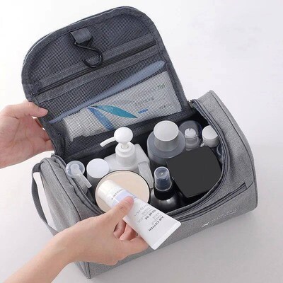 Polyester Men Business Portable Storage Bag Toiletries Organ