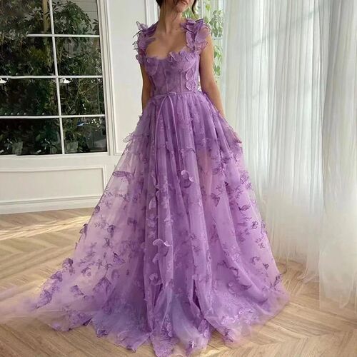 Evening Dress Womens 2025 Elegant Long Banquet Elegant Lace