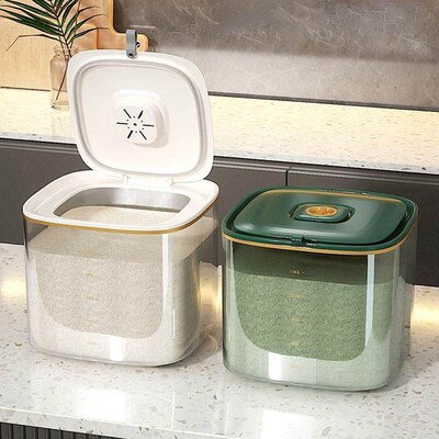 Rice Holder Bin Rice Bin Dispenser Reusable Airtight Cereal