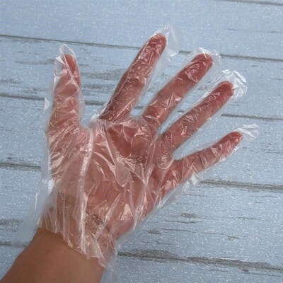 1500/1000/500/200/100pcs Food Plastic Gloves Disposable Glov