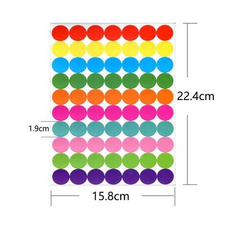 6mm 8mm 10mm 19mm 20mm 40mm Colored Dot ers Polka Circle Off