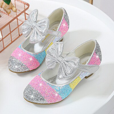 Girls Leather Shoes Princess  Shoes Children Shoes round-Toe
