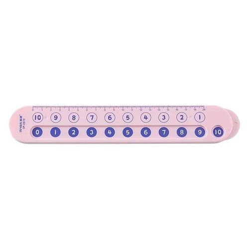 Double-sided Childrens Digital Decomposition Ruler for Kind