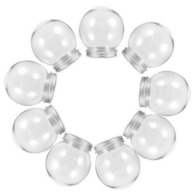 10 Pcs DIY Transparent Plastic Water Ball Snowball with