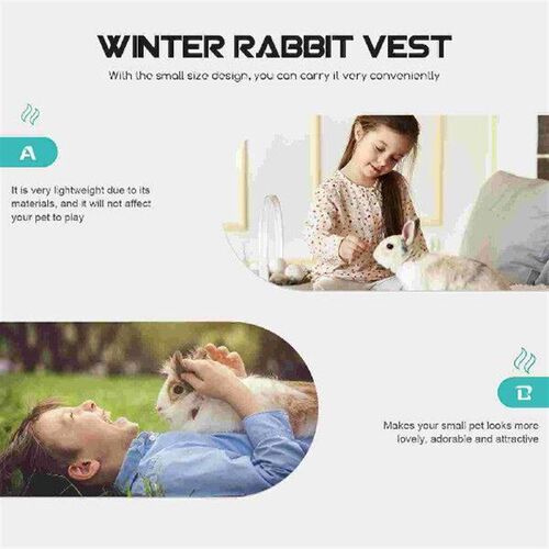 Bunny Vest Pet Breathable Clothes Washable Rabbit Coat
