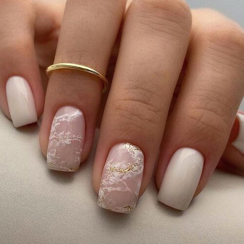 24Pcs French Silver Glitter Design False Nail French Stilett