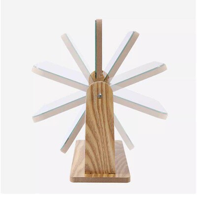 A simple wooden makeup mirror, suitable for dorm use. Its a