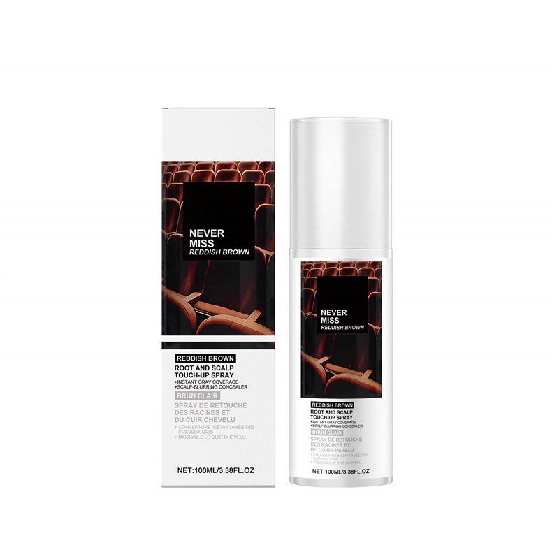 Auburn hair touch-up spray, one-time use color hair spray fo图片