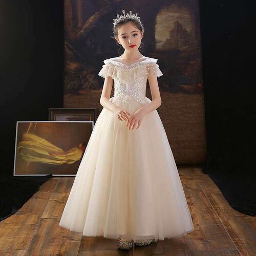 Childrens Wedding Dress Princess Dress Dress Flower Childre