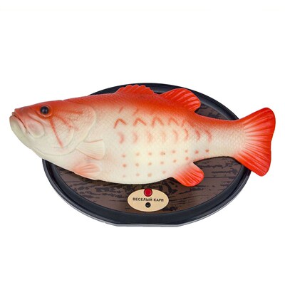 Singing Salmon Sing Beating Plastic Fish Novelty Spoof Hallo