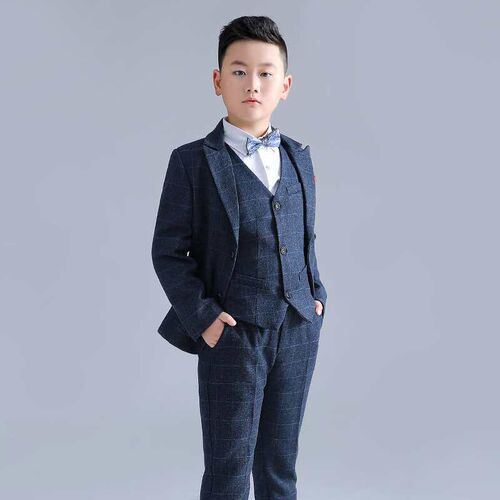 Childrens Suit Three-Piece Set Large-Size Childrens Plus-S