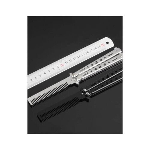 Knife Comb Practice Training Folding Butterfly Camping Stain