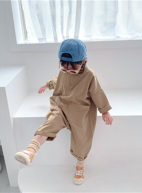 Children Clothing Jumpsuit 2022 Autumn New Boys Girls Casual