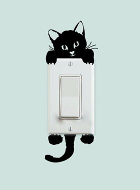 1pc Cartoon Switch Sticker Wall Stickers Home Decor Kids Roo