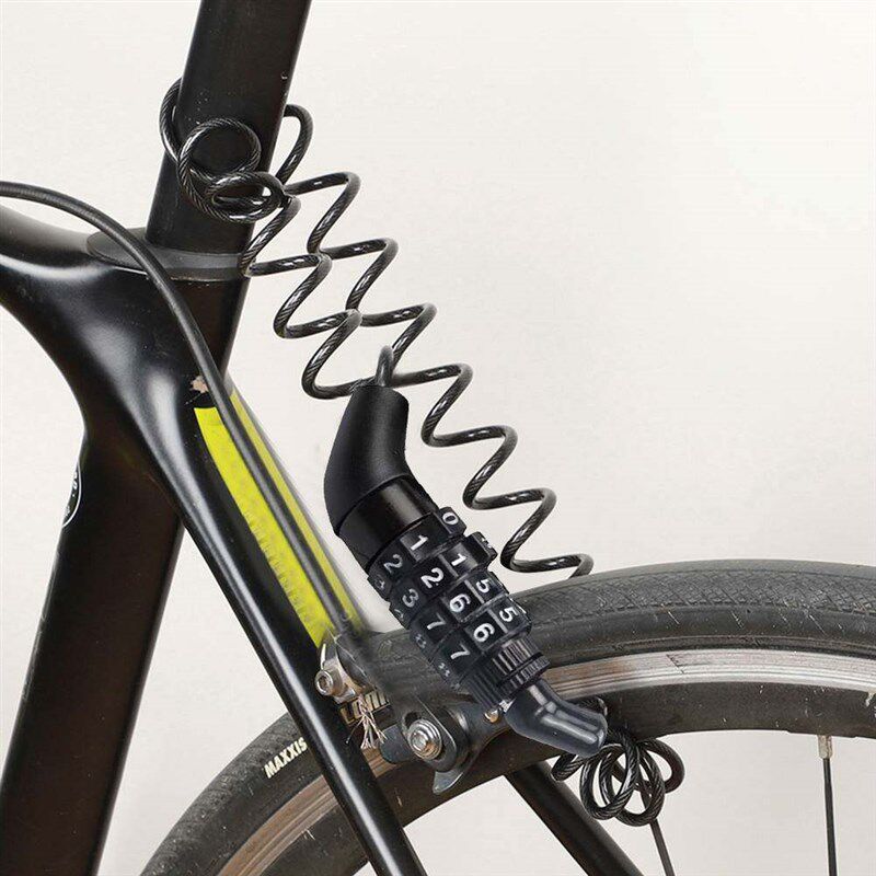 Bicycle Lock Steel Cable Chain Security Safety Bike Password图片