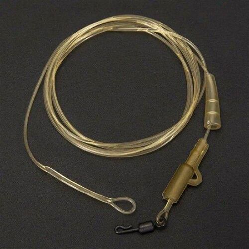100cm 45LB Carp Fishing Leader Transparent Buffer Leader