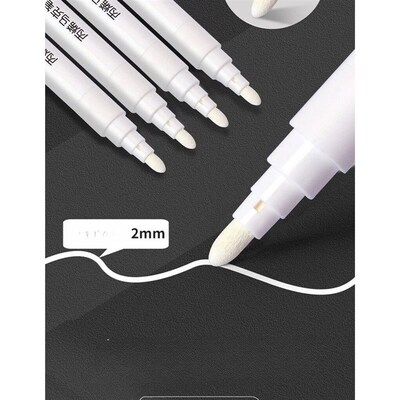 1/3/5 Pcs Student-specific white acrylic marker for sketchin